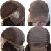 Afro Kinky Curly 4b 4c 13x6 Lace Front Wig Virgin Brazilian Human Hair Lace Frontal Wig Pre Plucked Natural Hair line with Baby Hair
